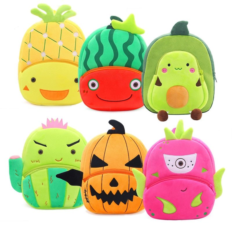 Avocado Plush Backpack for Children - Bags & Backpacks - Scribble Snacks
