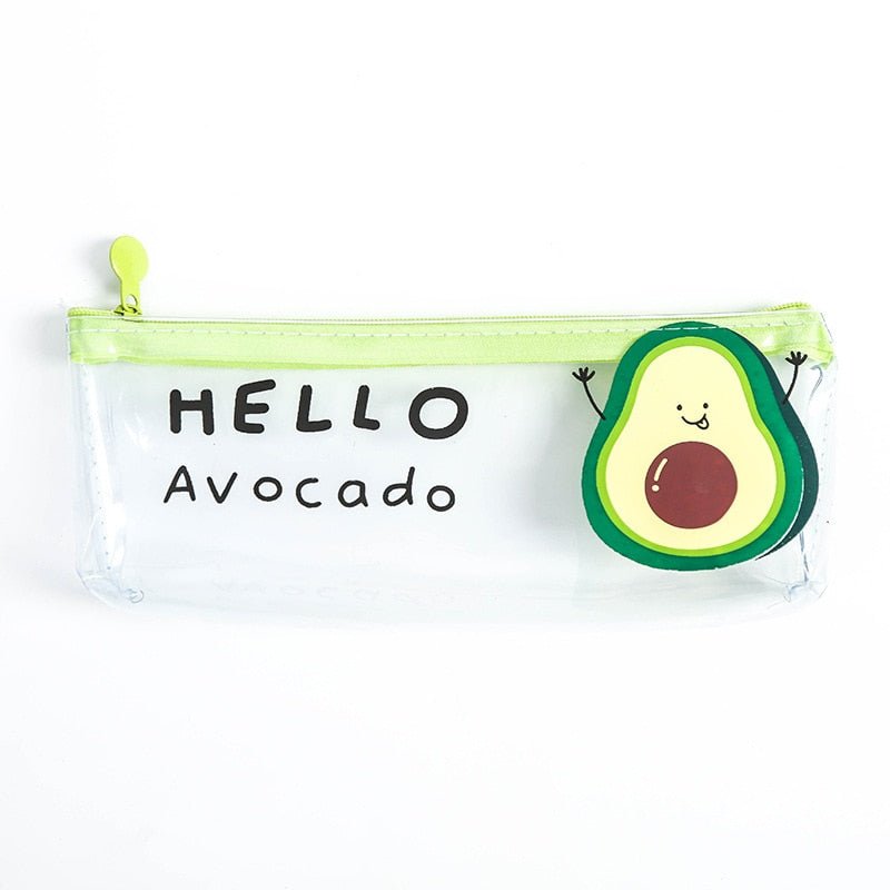 Avocado Zipper Pencil Case - Pencil Cases - Scribble Snacks