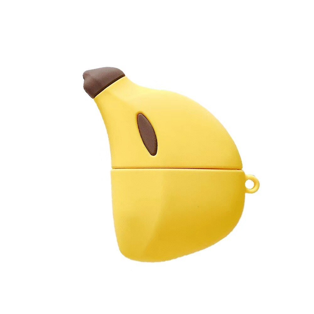 Banana Cartoon Silicone Case for AirPods 1, 2, 3, Pro - Airpods Cases - Scribble Snacks