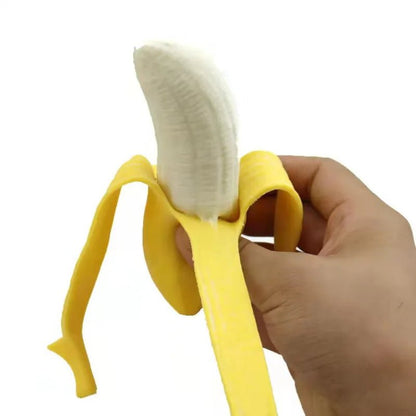 Banana Squeeze Stress Relief Toy - Soft Plush Toys - Scribble Snacks