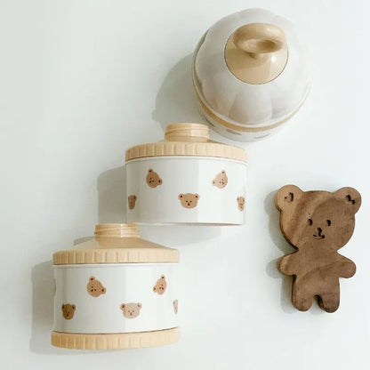 Bear Cub Milk Powder Dispenser - Storage Boxes - Scribble Snacks