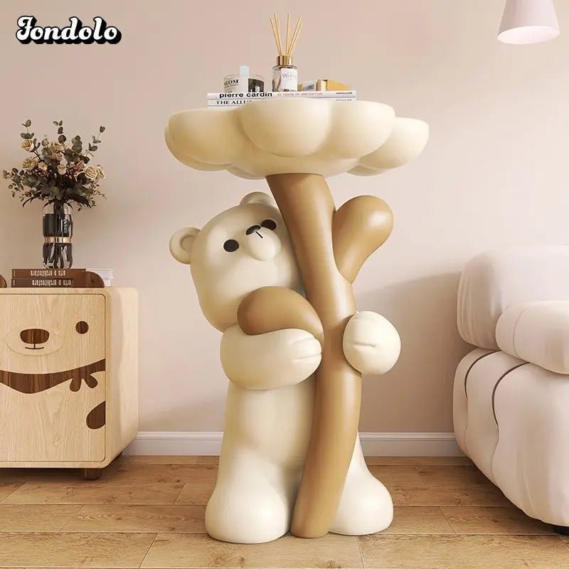 Bear Garden Oval Coffee Table - Sculptures & Tables - Scribble Snacks
