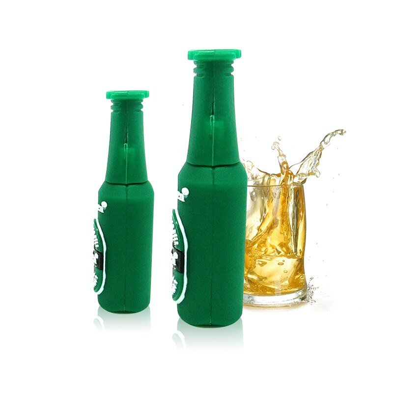 Beer Bottle Silicone USB Flash Drive 32GB/64GB/128GB - USB Drive - Scribble Snacks