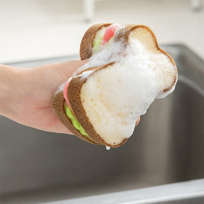 Bread-Shaped Dishwashing Sponge Pot Cleaner - Kitchenware - Scribble Snacks