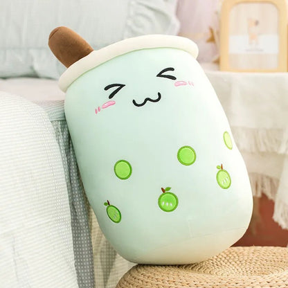 Bubble Tea Boba Plush Pillow - Soft Plush Toys - Scribble Snacks