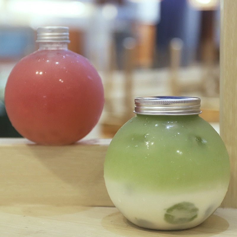 Bubble Tea Inspired 500ml Water Bottle with Lid - Water Bottle - Scribble Snacks