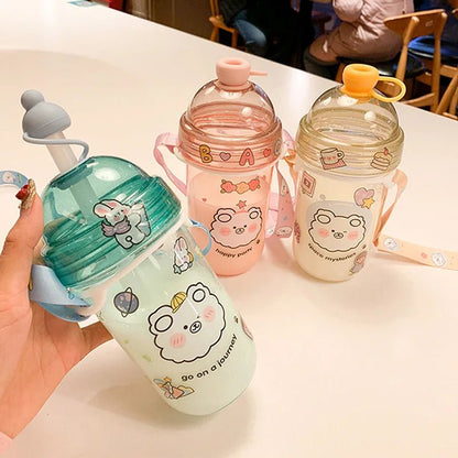 Bubble Tea Inspired 560ml Water Bottle - Water Bottles - Scribble Snacks