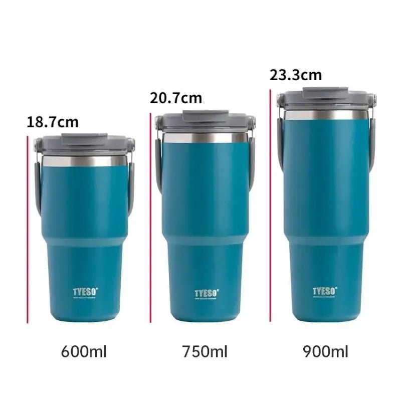 Bullet-Shaped Stainless Steel Thermos Flask - Water Bottles - Scribble Snacks