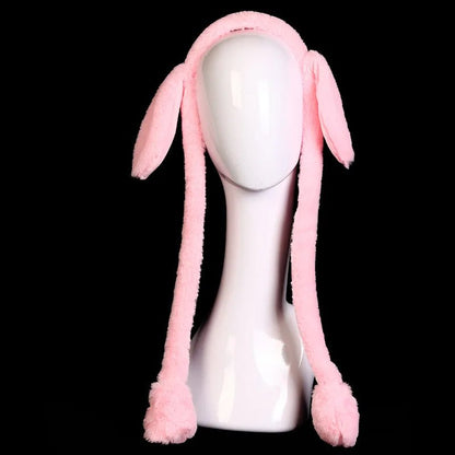 Bunny Ears Plush Beanie Cap - Easter - Scribble Snacks