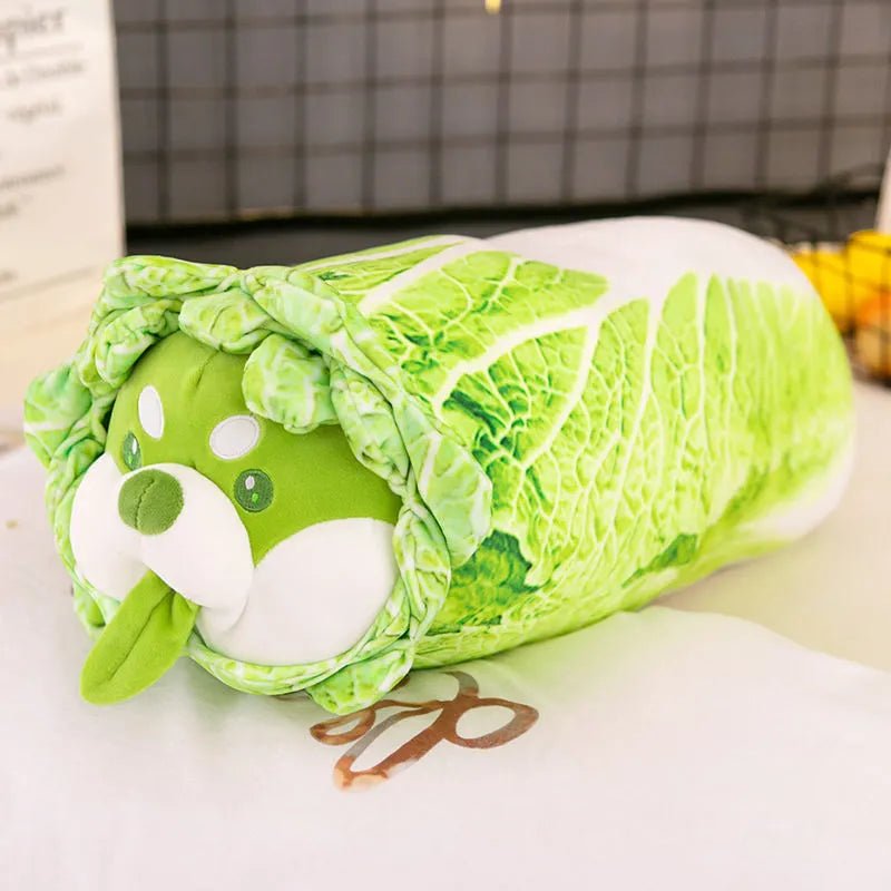 Cabbage Shiba Inu Plush Pillow - Soft Plush Toys - Scribble Snacks