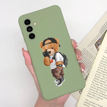 Cactus Cartoon Silicone Case for Samsung A24 - Android Cases - Scribble Snacks