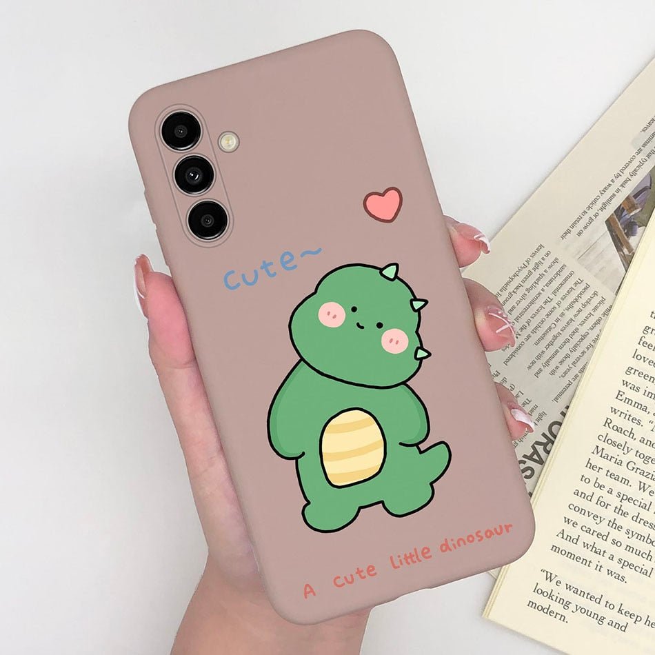 Cactus Cartoon Silicone Case for Samsung A24 - Android Cases - Scribble Snacks