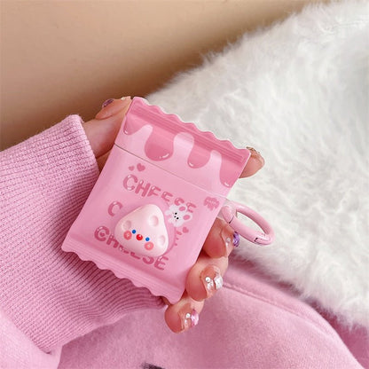 Candy Bear Silicone AirPods Case with Beaded Bracelet for AirPods 1/2/3/Pro - Airpods Cases - Scribble Snacks