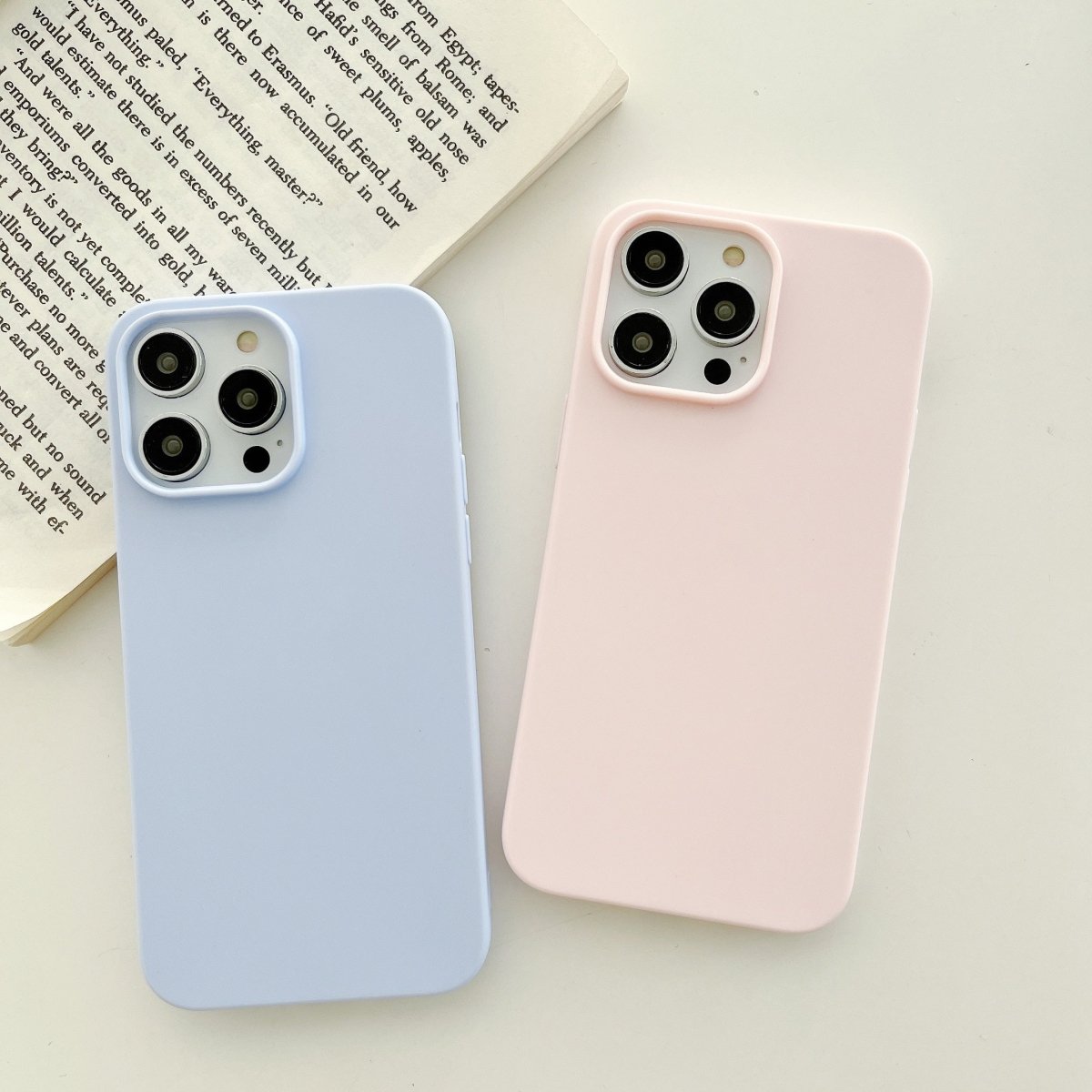 Candy Colour Pastel Chic - Original Liquid Silicone Case for iPhone 12/11/XS/X & More - iPhone Cases - Scribble Snacks