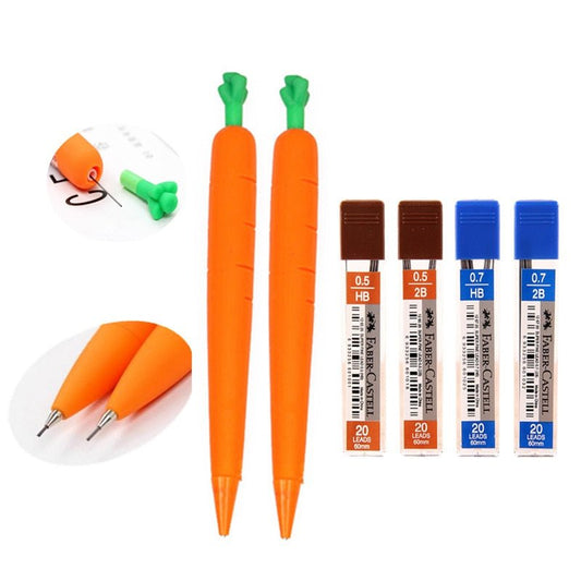 Carrot Mechanical Pencil 0.5mm/0.7mm - Pens/Pencils - Scribble Snacks