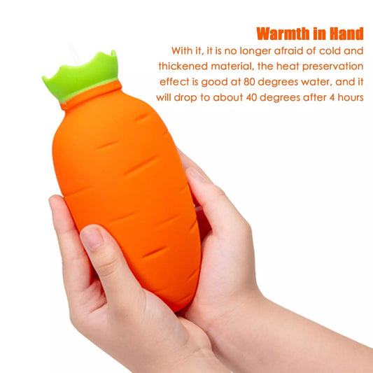 Carrot Silicone Hot Water Bag - Hand Warmers & Hot Water Bottles - Scribble Snacks