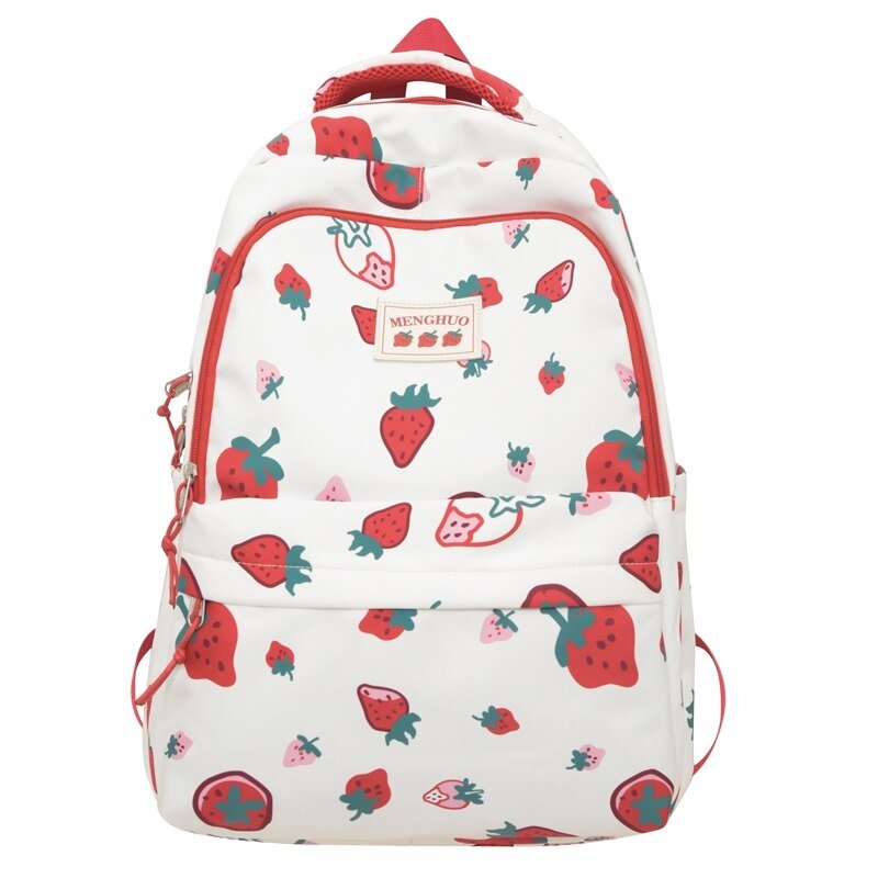 Cartoon Print Women's Backpack for Laptops, Travel and School - Bags & Backpacks - Scribble Snacks