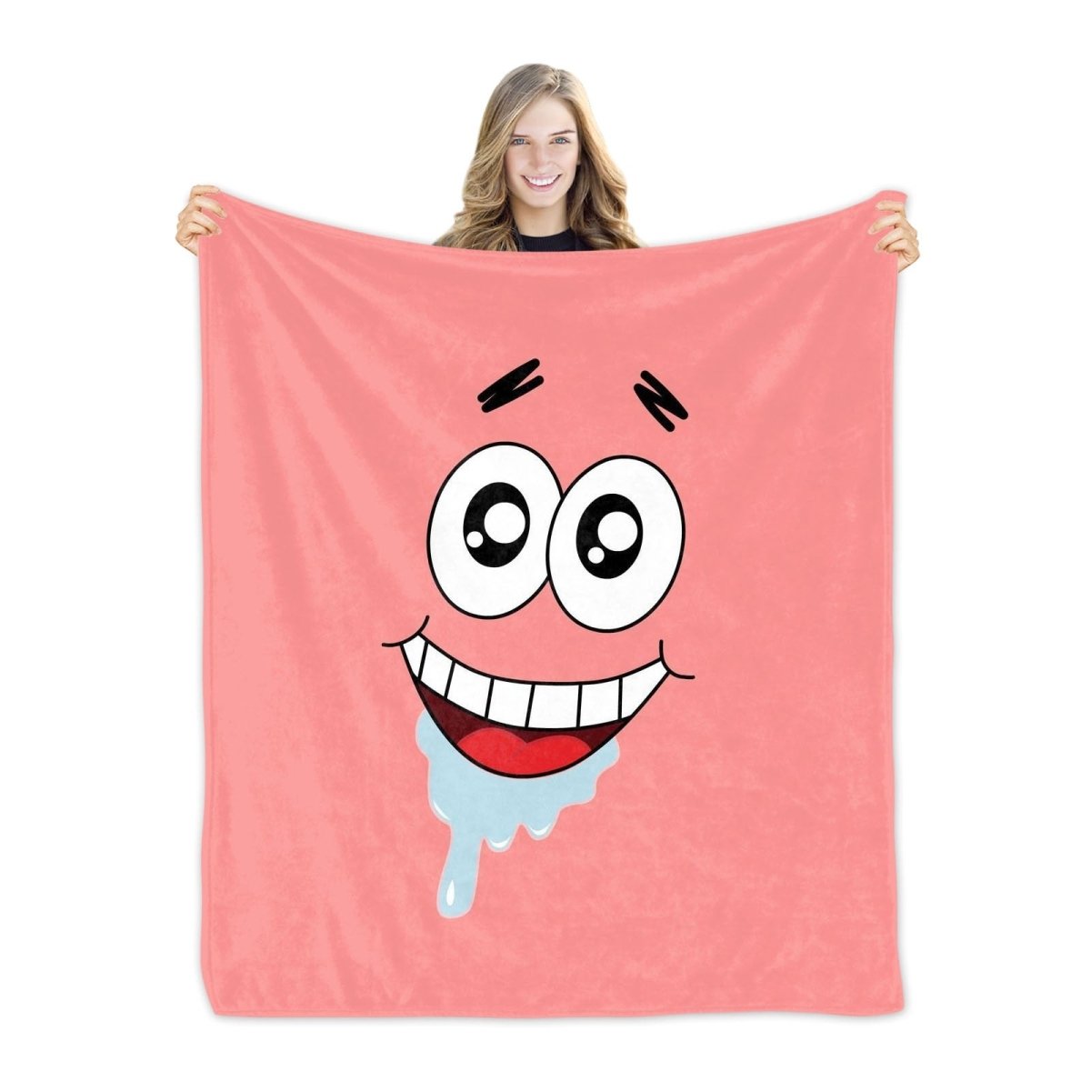 Cartoon Printed Microfiber Flannel Throw Blanket - Blankets - Scribble Snacks