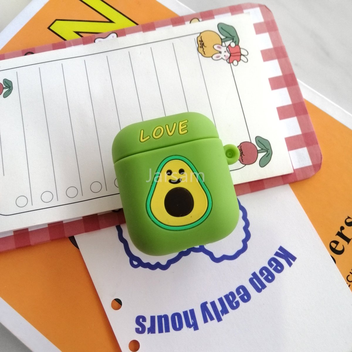 Cartoon Silicone AirPods 1/2 Case with Charging Cover - Airpods Cases - Scribble Snacks