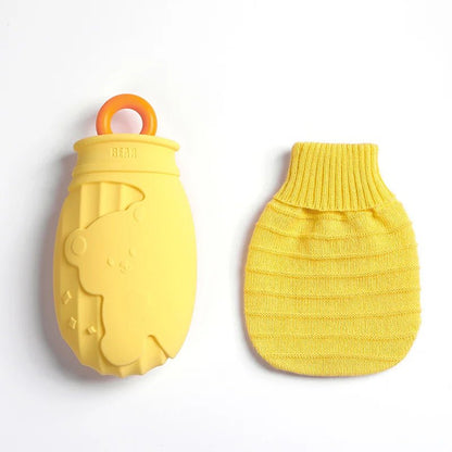 Cartoon Silicone Hot Water Bottle - Hand Warmers & Hot Water Bottles - Scribble Snacks