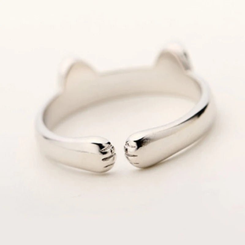 Cat Ears Adjustable Ring - Other Clothing - Scribble Snacks