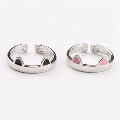 Cat Ears Adjustable Ring - Other Clothing - Scribble Snacks