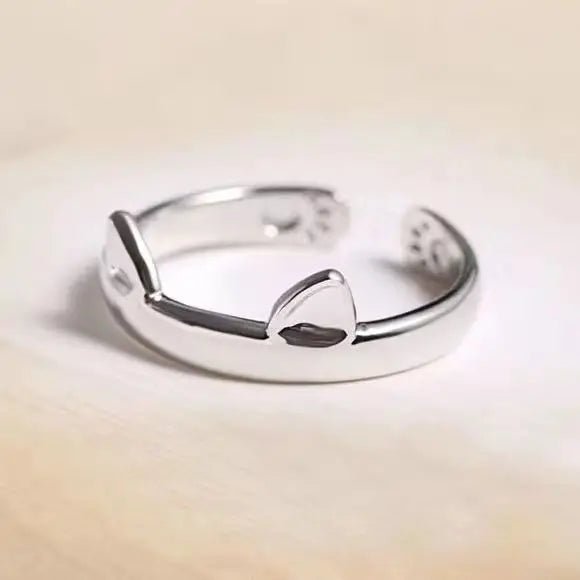 Cat Ears Adjustable Ring - Other Clothing - Scribble Snacks