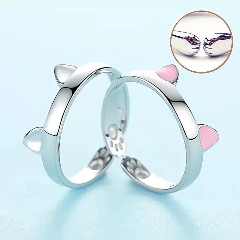 Cat Ears Adjustable Ring - Other Clothing - Scribble Snacks