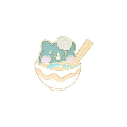 Cat Ice Cream Donut Pins - Clothing Pin - Scribble Snacks