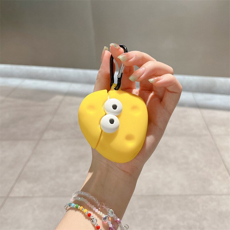 Cheese Novelty Silicone AirPods Pro 1/2/3 Case - Airpods Cases - Scribble Snacks