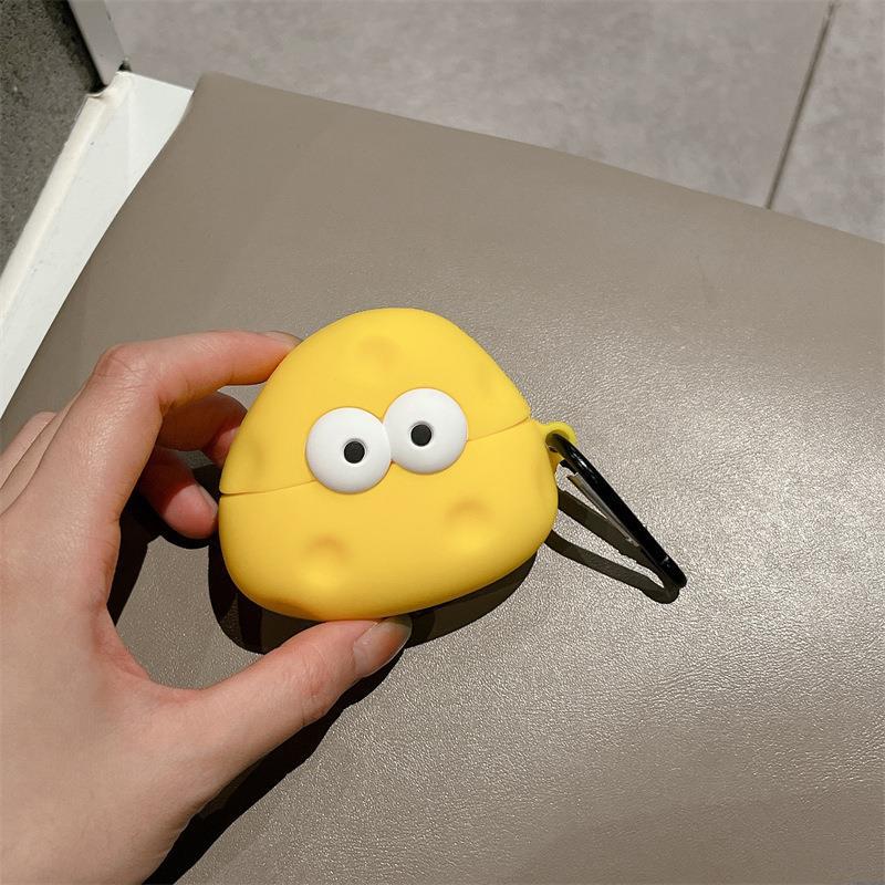 Cheese Novelty Silicone AirPods Pro 1/2/3 Case - Airpods Cases - Scribble Snacks