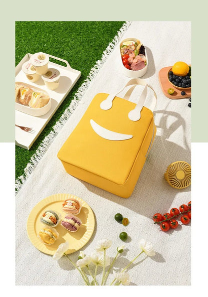 Chic Insulated Picnic Lunch Bag - Lunch Box - Scribble Snacks