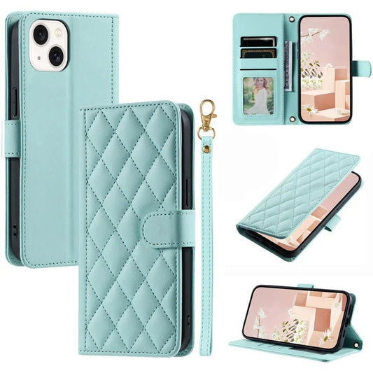 Chic iPhone Leather Wallet Case 15/14/13 - iPhone Cases - Scribble Snacks