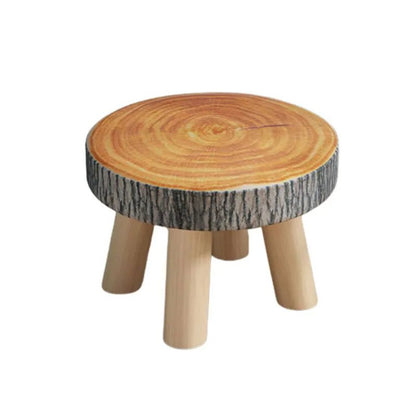 Chic Minimalist Wooden Ottoman Stool - Chairs & Stools - Scribble Snacks