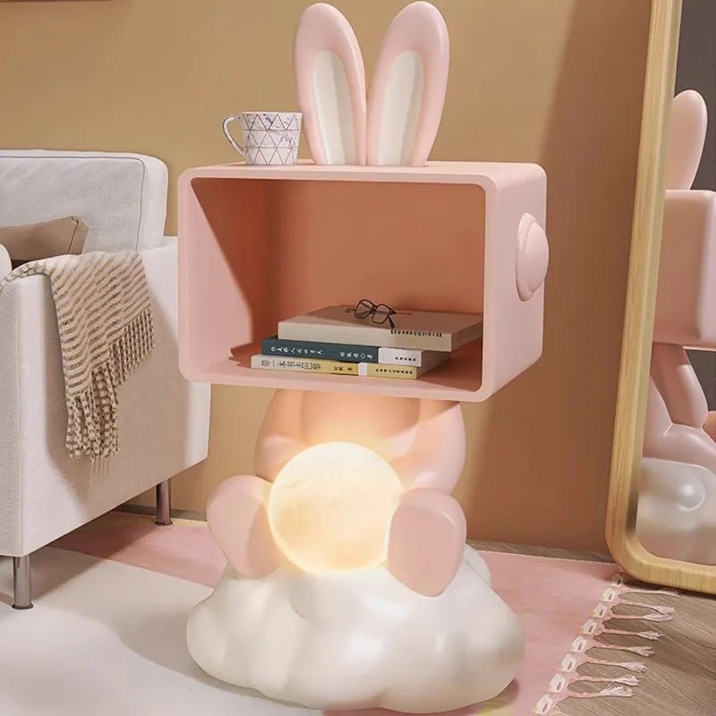 Chic Pink Nightstand Drawer Furniture - Sculptures & Tables - Scribble Snacks