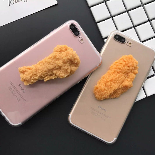 Chicken Food Silicone Phone Case for iPhone 12, 13, XR - iPhone Cases - Scribble Snacks
