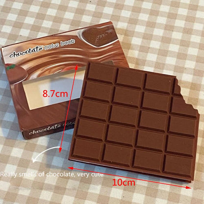 Chocolate Bar Biscuits Memo Pads - Chocolate Scented Note Pads - 80 Sheets - Sticky Notes / Memo Pads - Scribble Snacks