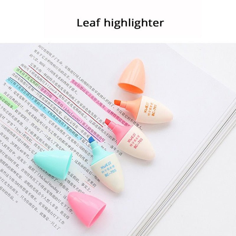 Colourful Creativity - Six Colours Creative Design Marker Highlighters - Set of 6 - Highlighters - Scribble Snacks