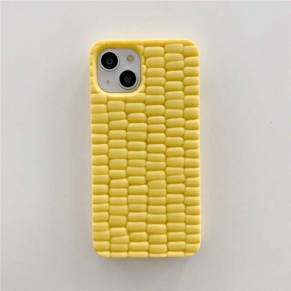 Corn Carnival Shield - 3D Super Delicious Sweet Corn Phone Case for iPhone 14/11/12/13 & More - iPhone Cases - Scribble Snacks