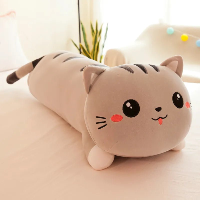 Cotton Candy Cat Plush Pillow - Soft Plush Toys - Scribble Snacks