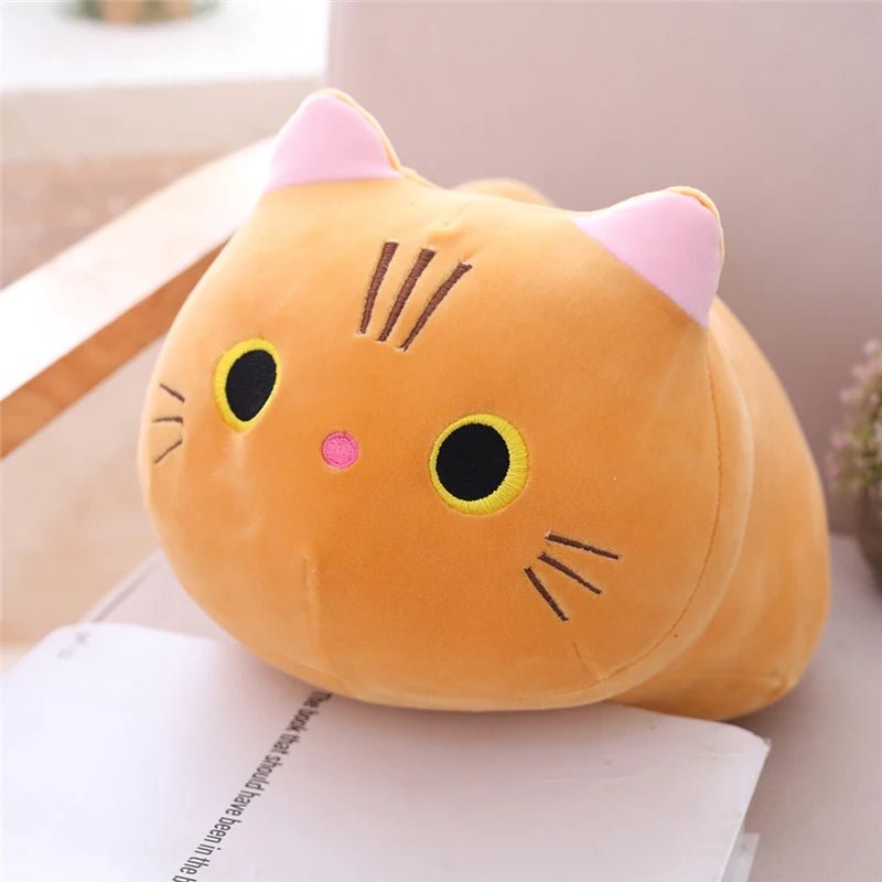 Cotton Cat Plush Pillow Toy - Soft Plush Toys - Scribble Snacks