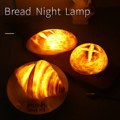 Croissant Desk Lamp, Fun Food-Themed Room Decor - Lamp / Lighting - Scribble Snacks