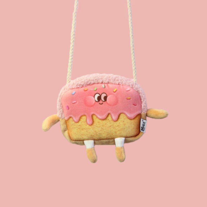 Crusty Bread Coin Purse and Key Case - Cute Bread Pencil Case & Crossbody Bag - Pencil Cases - Scribble Snacks