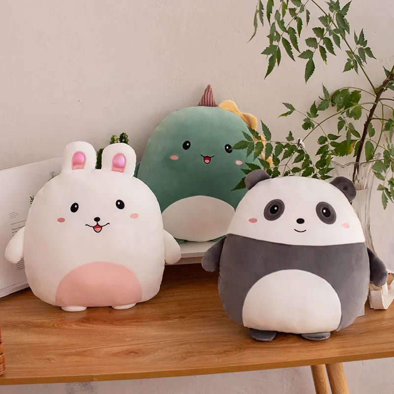 Cuddly Cartoon Animal Plush Pillow - Soft Plush Toys - Scribble Snacks