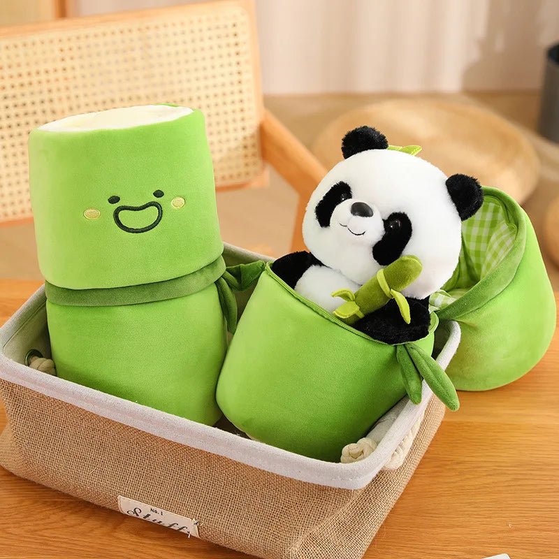 Cuddly Panda Plush Pillow Toy - Soft Plush Toys - Scribble Snacks