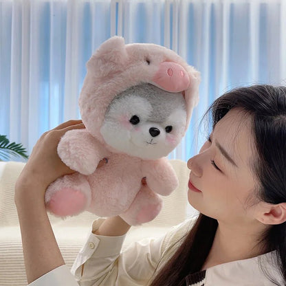 Cuddly Plush Dog Pillow Toy - Soft Plush Toys - Scribble Snacks