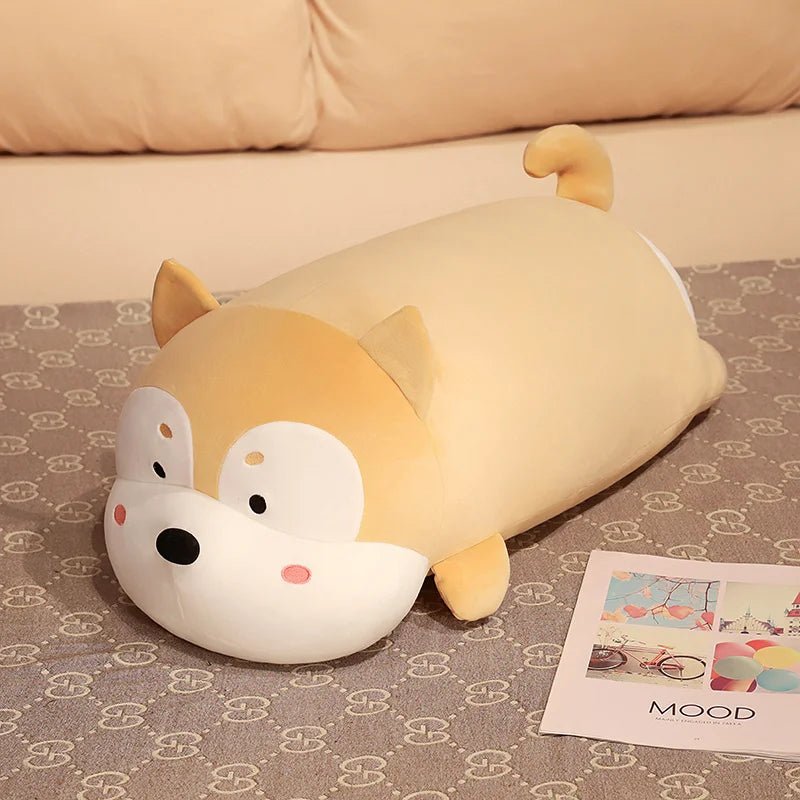 Cuddly Shiba Inu Plush Pillow - Soft Plush Toys - Scribble Snacks