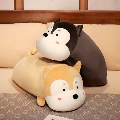 Cuddly Shiba Inu Plush Pillow - Soft Plush Toys - Scribble Snacks