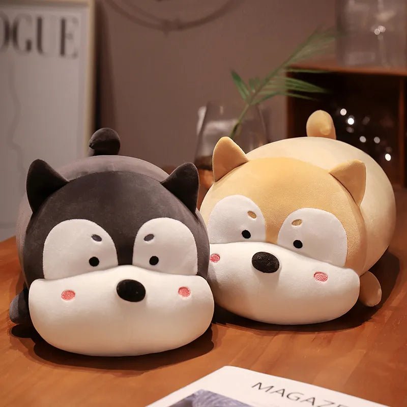 Cuddly Shiba Inu Plush Pillow - Soft Plush Toys - Scribble Snacks