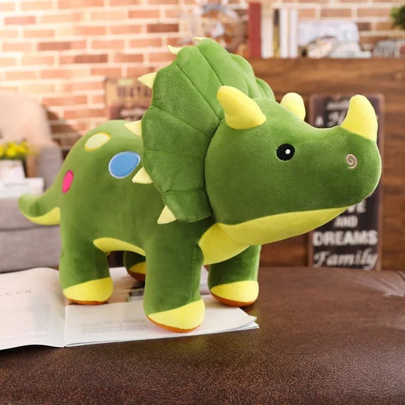 Cuddly Triceratops Plush Toy Pillow - Soft Plush Toys - Scribble Snacks